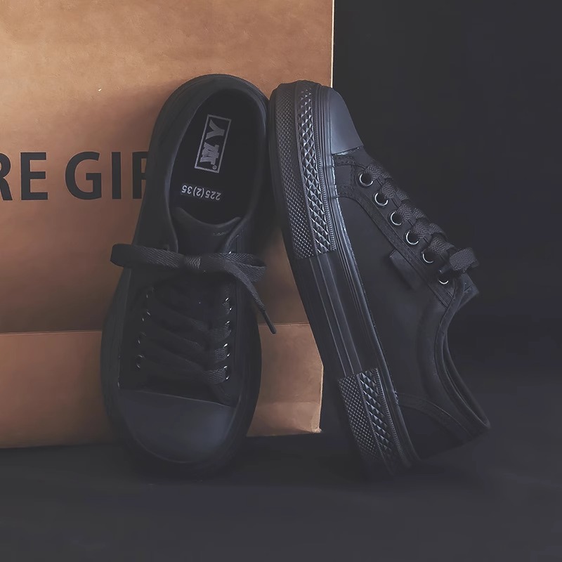 学生透气休闲鞋韩版百搭厚底板鞋