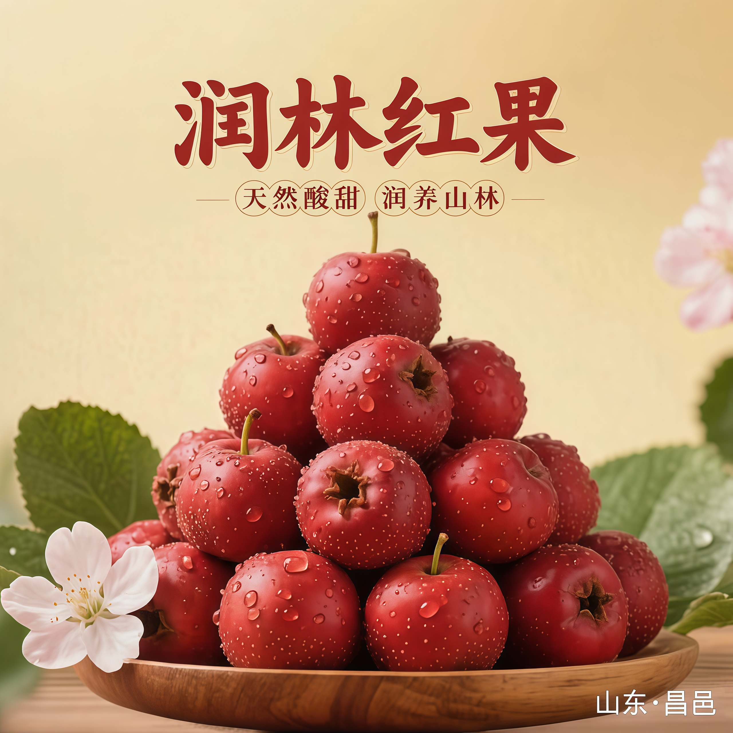 送货上门山东新鲜采摘山楂