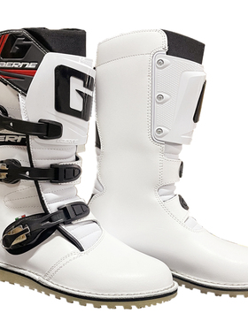 意大利gaerne攀爬摩托靴限量版白色大G鞋防摔透气攀爬越野林道