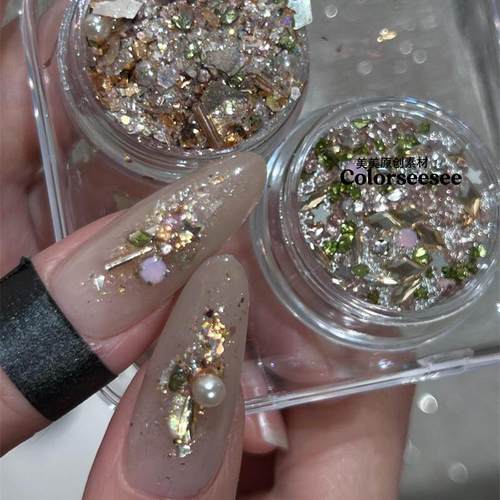 美美Nailarts美甲素材原创亮粉