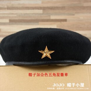 大码男帽 秋冬羊毛贝雷帽 型男硬汉范男士帽子青中年时尚休闲女帽