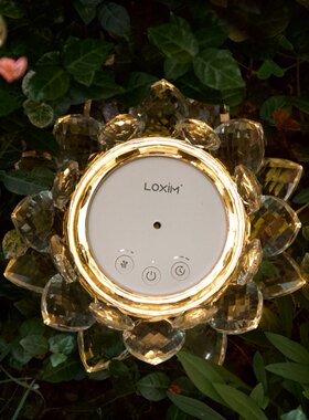 厂家直发 Loxim水晶莲花精油香薰机无水扩香机 aroma diffuser