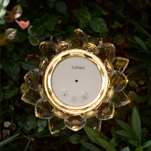 厂家直发 Loxim水晶莲花精油香薰机无水扩香机 aroma diffuser
