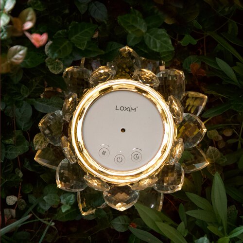 厂家直发 Loxim水晶莲花精油香薰机无水扩香机 aroma diffuser