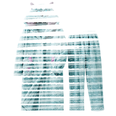 珊瑚绒情侣睡衣女秋冬季睡袍可爱法兰绒加绒加厚男士长款浴袍套装