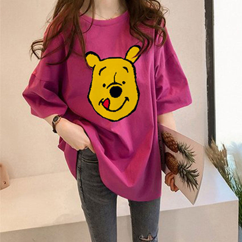 欧货大版短袖t恤女2021新款夏裝韩版半袖中长款学生宽松上衣服潮在类目 女装/女士精品, T恤中 - 来自Buy2taobao.com提供专业的淘宝代购服务