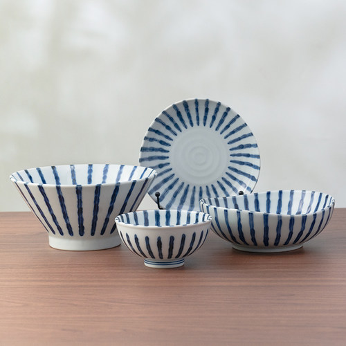 美浓烧日式进口釉下彩餐具套装