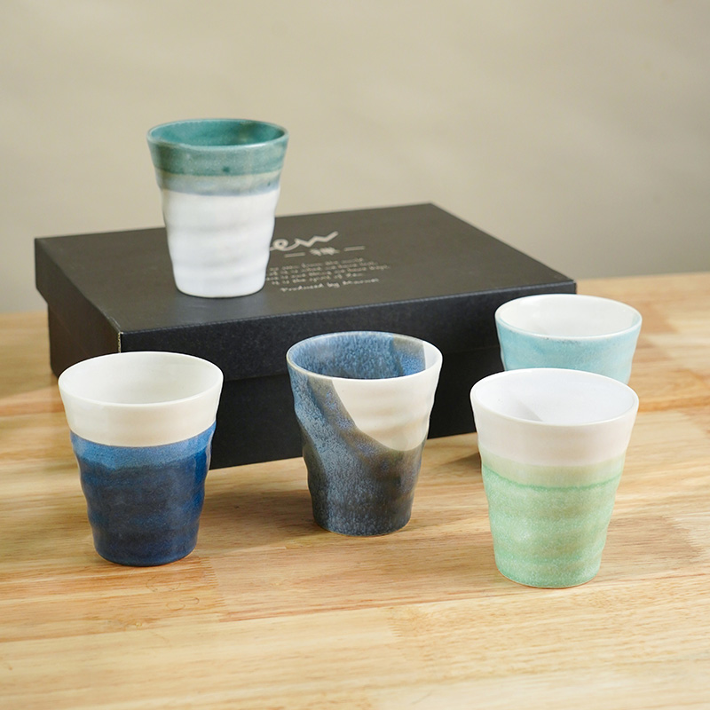 美濃燒古伊萬里高顏值水杯