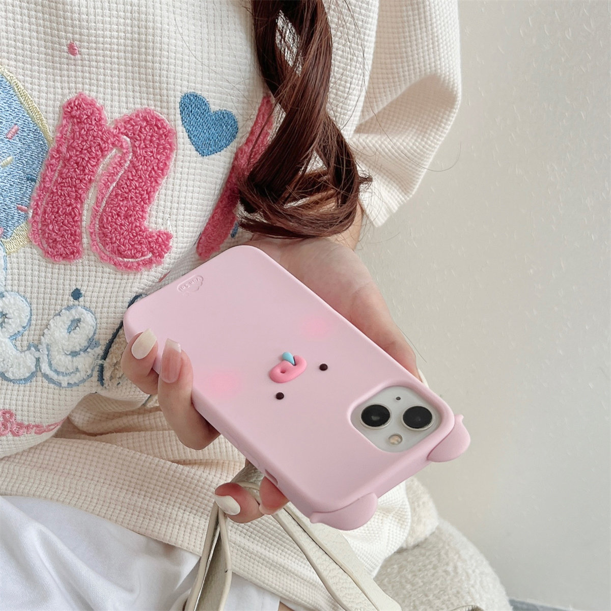 鼻涕猪适用苹果iPhone17手机壳苹果16promax可爱粉色小猪15/14pormax立体硅胶软壳13pro日韩风少