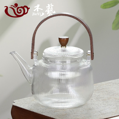 玻璃煮茶壶可明火电陶炉新款围炉耐高温提梁烧水壶泡茶养生茶器具