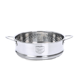 304不锈钢迷你家用奶锅汤小蒸笼16/18cm 小汤锅格蒸屉馒头蒸层包