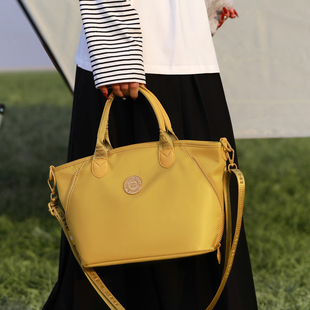 女士手提背包女小型斜挎包牛津布新潮简约单肩包通勤便携外出女包
