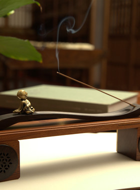 尚元堂JZZ405名木琴几音响香插长香管香针套装 商务礼品