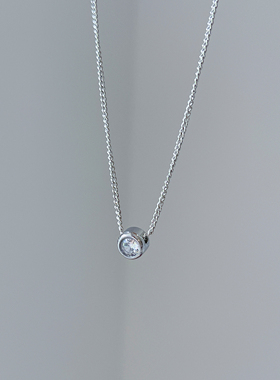 Ojala人鱼之泪项链锁骨链2025年新款简约气质高级精致生日礼物