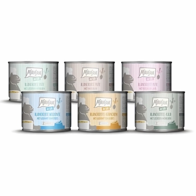 6罐德国Mjamjam喵吖喵白灼汤罐无谷补水鲜肉养生鸡肉火鸡罐185g