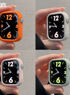 柔软液态硅胶保护壳适用华为fit34pro手表镂空半包软壳防摔保护套