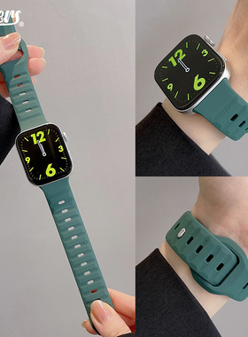 液态硅胶运动款表带适用于华为fit34pro手表表带游泳防水透气男女