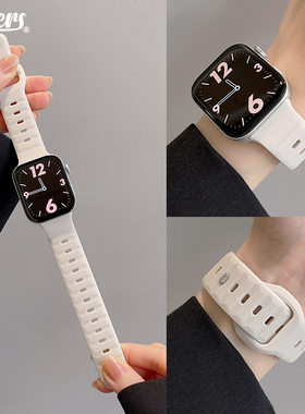 适用于华为fit34pro手表表带液态硅胶款表带运动游泳防水透气男女