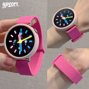 适用华为GT6 5手表荔枝纹磁吸硅胶运动表带41mm保护软壳gt4腕带