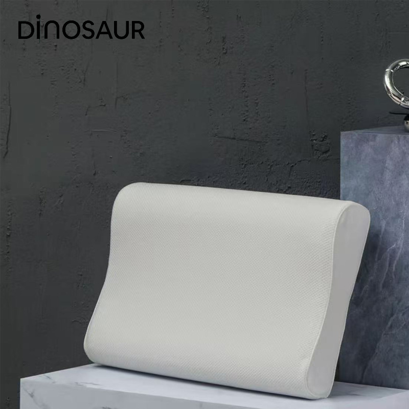 dinosaur恐龙家纺莱赛尔塔系曲线乳胶枕儿童护颈枕颈椎枕头枕芯