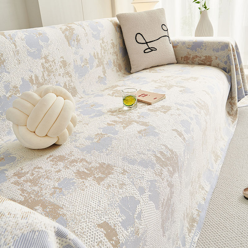 凉豆豆2025年新款沙发巾一片式夏季沙发垫布整张全盖防滑冰丝套罩
