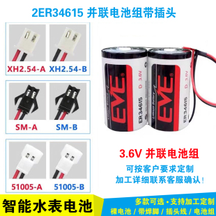 SPC1520锂D型1号 3.6V并联锂电池组ER34615 EVE亿纬锂能ER34615