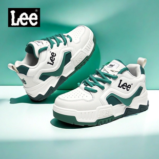 2026新款 休闲男鞋 男士 增高鞋 Lee官方真皮板鞋 子男百搭潮鞋 男秋季