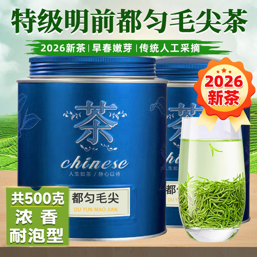 贵州茶叶都匀毛尖2026新茶浓香型