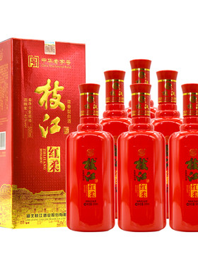 2015年枝江酒红柔42度浓香型白酒