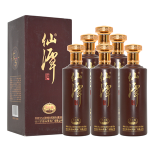 四川古蔺仙潭酒丰藏6 2021年53度酱香型白酒整箱6瓶礼盒装高度酒