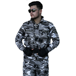 户外雪地迷彩服套装男女军迷服饰夏季黑白工作服俄罗斯军装