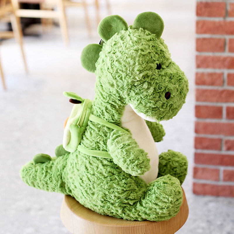 可爱牛油果背包恐龙毛绒玩具绿色小恐龙公仔陪睡觉抱枕布娃娃玩偶,玩具/童车/益智/积木/模型,毛绒/玩偶/公仔/布艺类玩具,淘宝优惠券,粉丝福利购,淘宝优惠卷