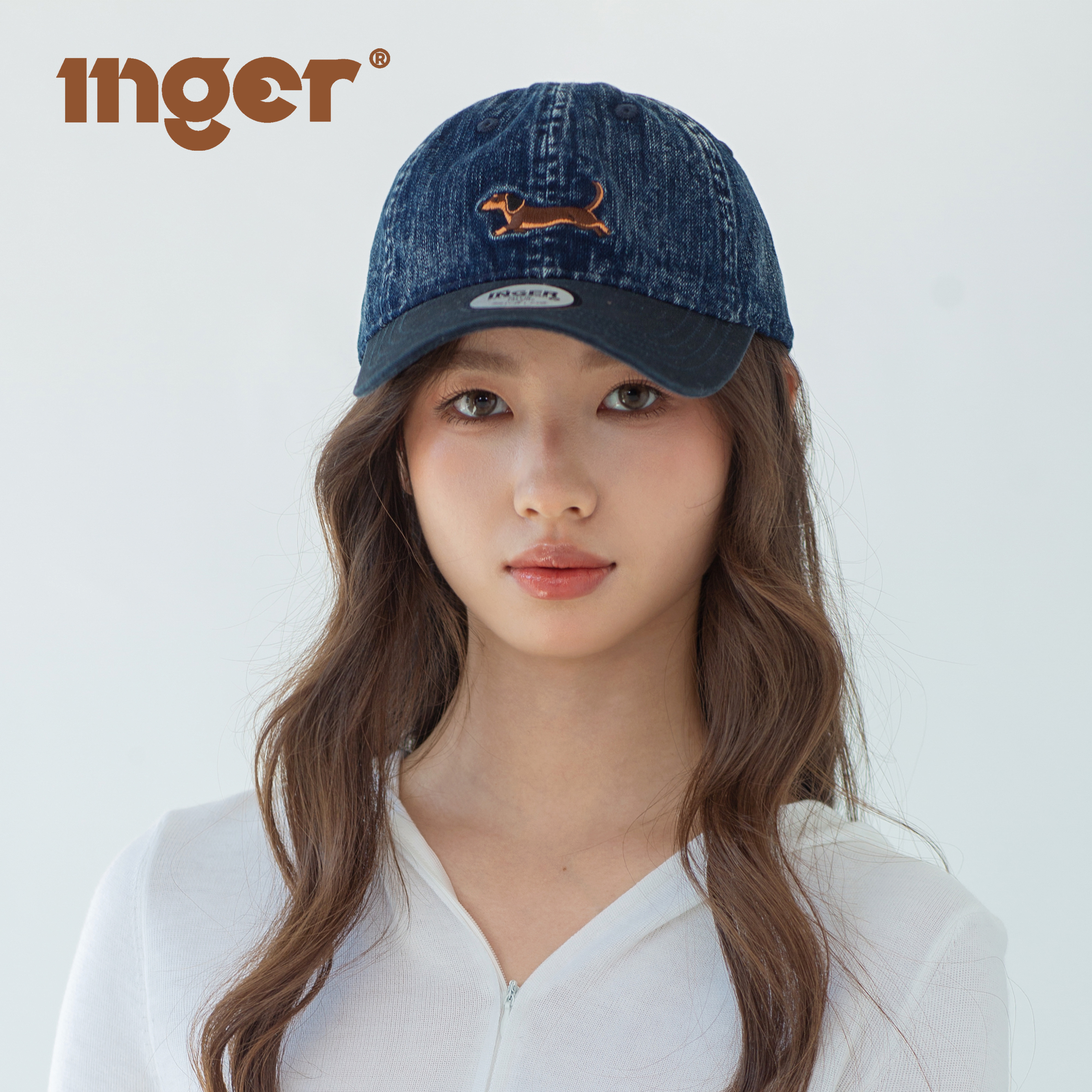 INGER原创腊肠小狗牛仔棒球帽
