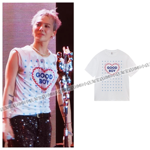 T恤衣服GOOD 纯棉男女情侣装 BOY 生日短袖 权志龙GD香港演唱会同款