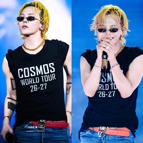 BIGBANG权志龙GD 20周年演唱会同款COSMOS26-27应援服周边短袖T恤