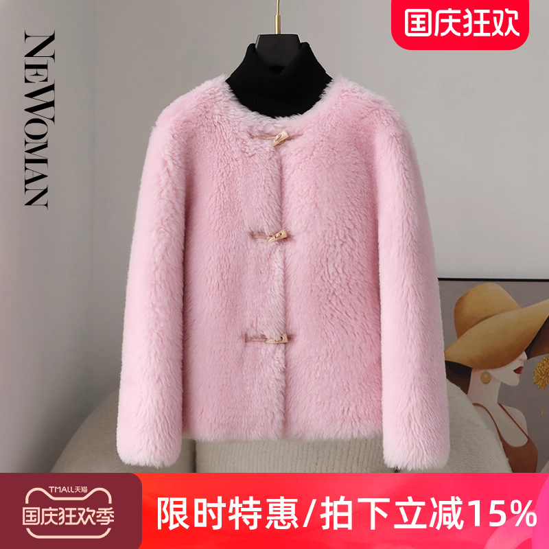 托斯卡纳皮毛一体外套羊羔毛皮草