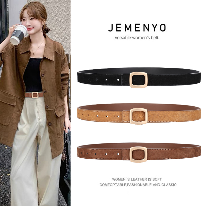 真皮麂皮绒时尚百搭高级感