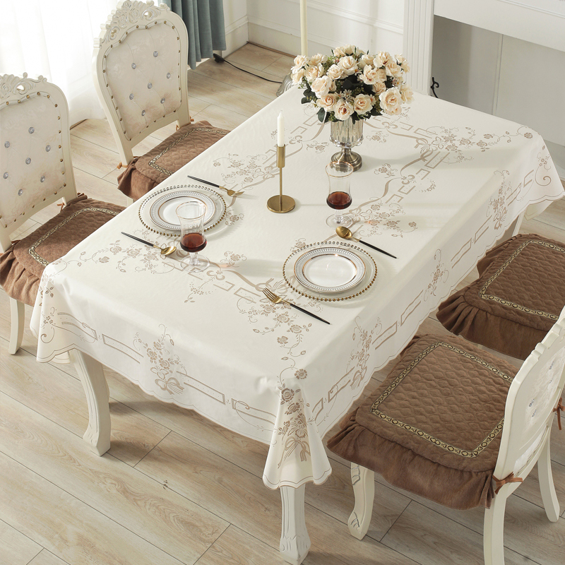 多沃欧式pvc防水免洗餐桌布