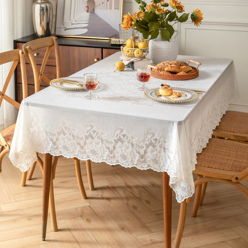 进口防水桌布pvc长方形餐桌布