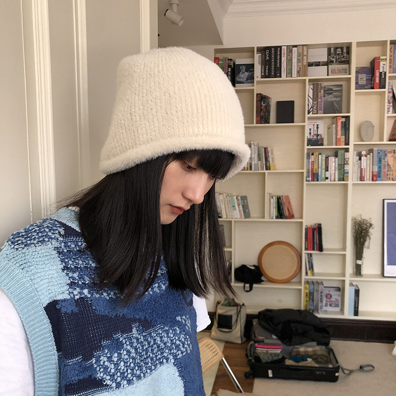 ziyi日系手感好出游减龄毛线帽
