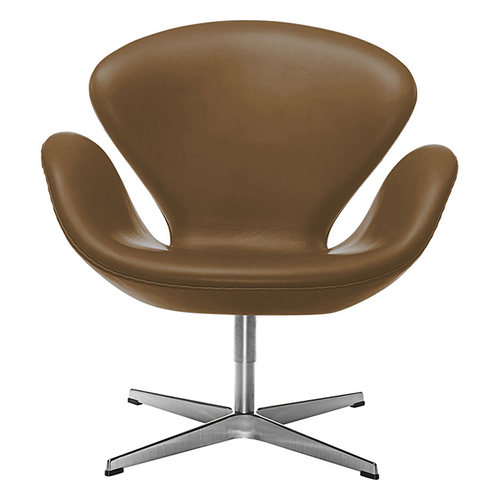 丹麦Fritz Hansen 天鹅转椅扶手椅 Swan chair Swivel armchair