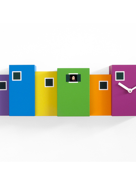 意大利Progetti咕咕钟Burano布谷鸟挂钟表家居创意设计进口欧式