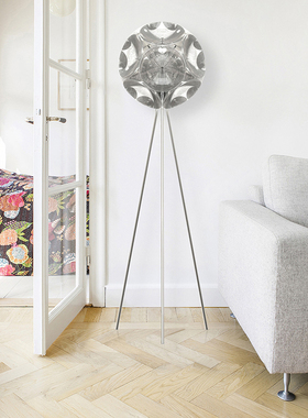 意大利Qeeboo Pitagora Free Standing Lamp宝石式落地灯钻石水晶