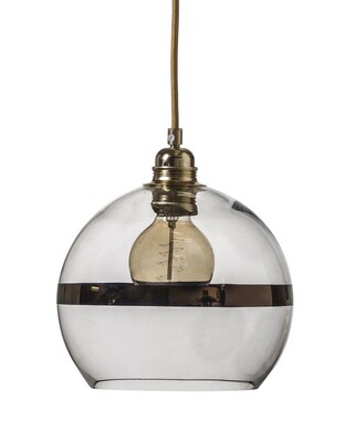 丹麦Ebb & Flow Rowan pendant 玻璃吊灯 金属带 直径22cm