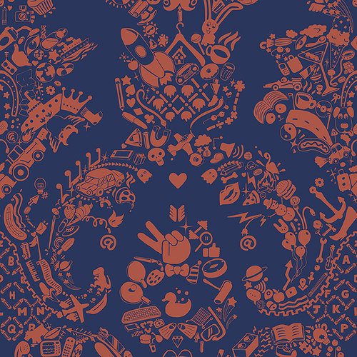 英国Mineheart New World Damask Wallpaper 新世界锦缎壁纸