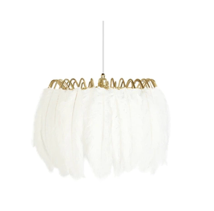 英国Mineheart Feather Pendant Lamp 鸵鸟羽毛吊灯 多色可选