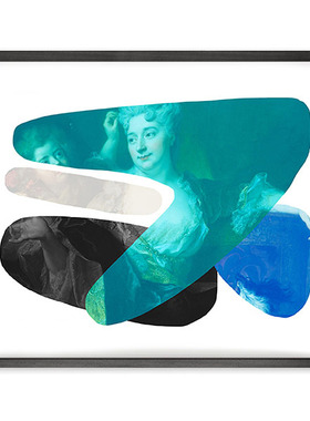 英国Mineheart Shape and colour Blue 形状、颜色和蓝色装饰画