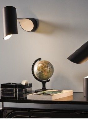 丹麦Le Klint 黑色圆筒壁灯 Mutatio Wall Lamp 创意设计进口