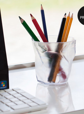 丹麦Essey Pen Pen笔筒 /文具收纳筒 半透明新款