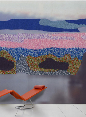 法国Moustache Wallpaper Tranquillité attractive仿织毯纸壁纸